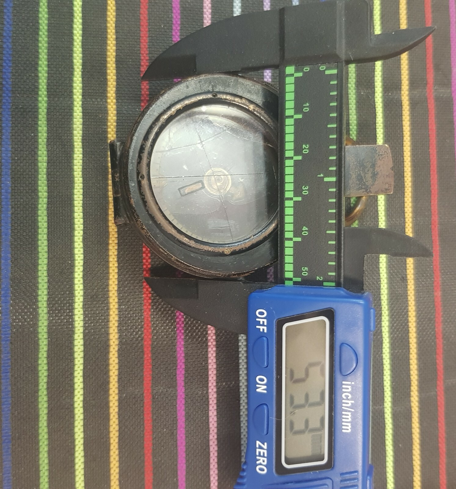 VINTAGE F.BARKER&SON  RARE MULITARY COMPASS LONDON 1918(WWI)-PARTS/REPAIR