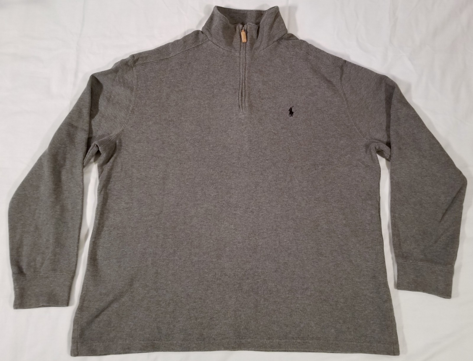 POLO by Ralph Lauren maglione felpa zip 1/4 uomo XL