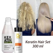 Brazilian Keratin 12 Frizzy Damaged Repair Hair Straightening Treatment 300ml