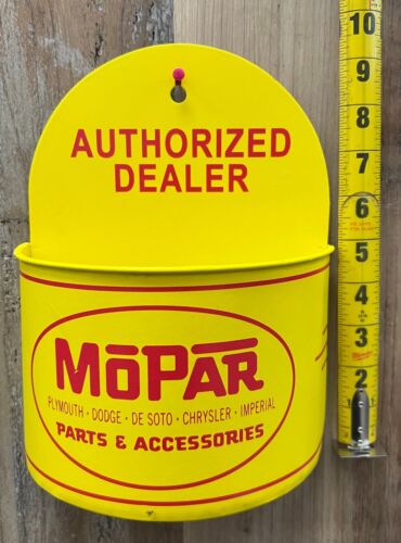 Mopar Metal Bucket Wall Decor 9" x 7.5" - Picture 3 of 3