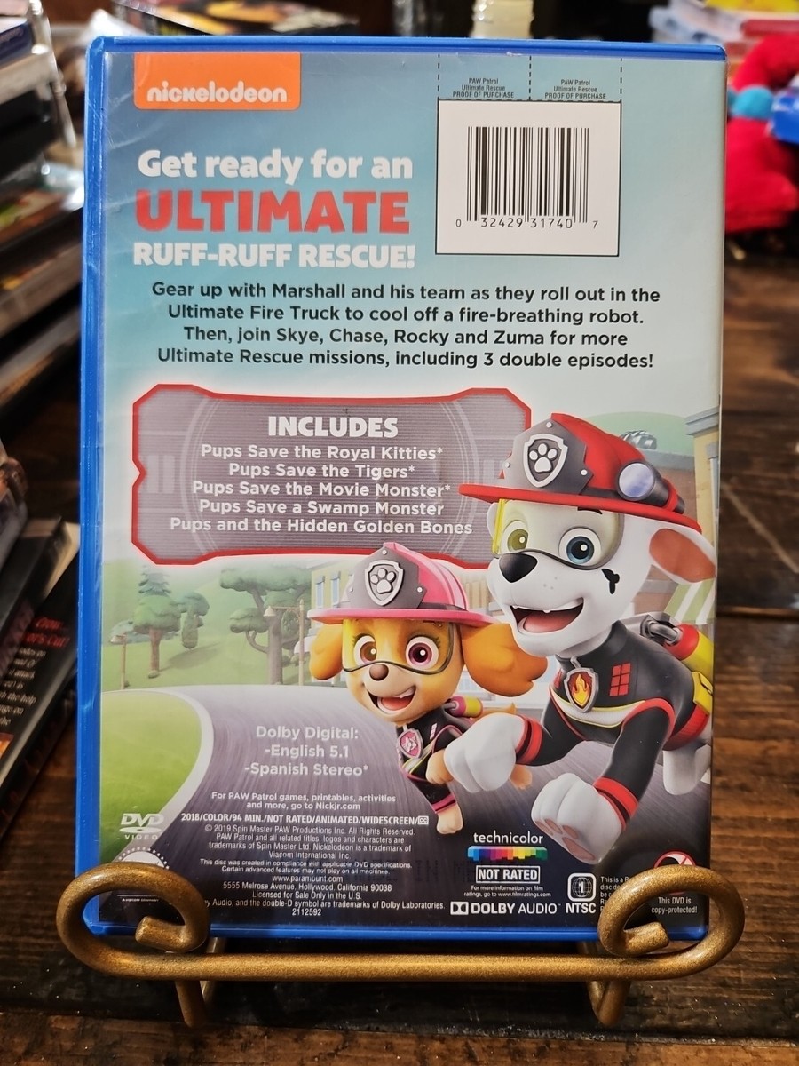 Paw Patrol: Ultimate Rescue (DVD, 2018) 32429317407| eBay