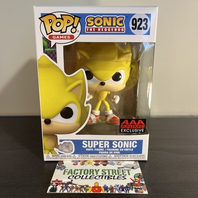 Funko Pop! Super Sonic #923 AAA Anime Exclusive Sonic The Hedgehog
