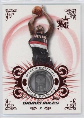2006-07 Topps Big Game Red 109/129 Darius Miles #41 1e2l
