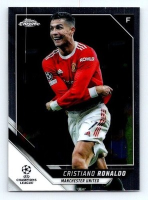 CRISTIANO RONALDO #10 - 2021-22 Topps Chrome UEFA - IN NEW 1 TOUCH CASE