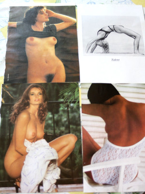 4x photo sheet 1987 woman nude art the magazine BG
