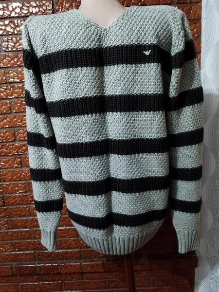 Men Emporio Armani Sweater Grey 36 / S / 44
