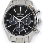 SEIKO PRESAGE Chronograph SARK007 8R48-00G0 Automatic Black Dial Men's Watch