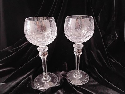 Rogaska Crystal Wine Glasses,Set Of Two