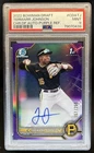 2022 Bowman Draft Termarr Johnson Chrome Auto Purple Refractor 1st #/250 PSA 9