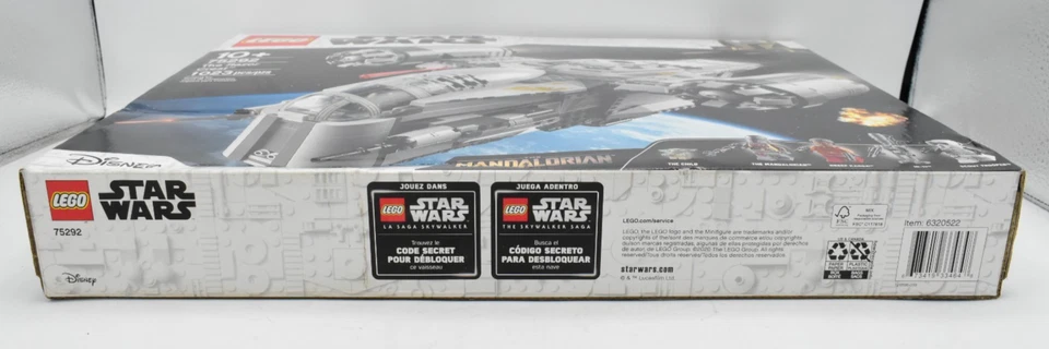 LEGO Star Wars The Mandalorian: The Razor Crest #75292 - Sealed/Damaged Box - Image 4 of 4