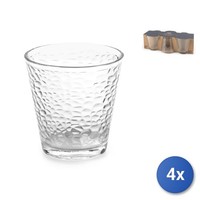 4X Royal Norfolk Sets 6 GläSer Click Aus Klarem Glas Cl 25