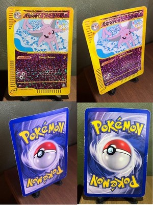 Espeon 6 / 12 Aquapolis Box Topper Jumbo Reverse Holo Pokémon Card