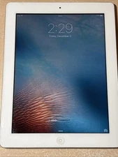 Apple iPad  A1395 12.8 GB Wi-Fi 9.7" White Tablets A1395