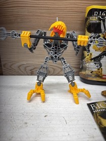 Lego Bionicle Stars 7138 Rahkski Complete Set W/GOLD Shield, canister & Instruct
