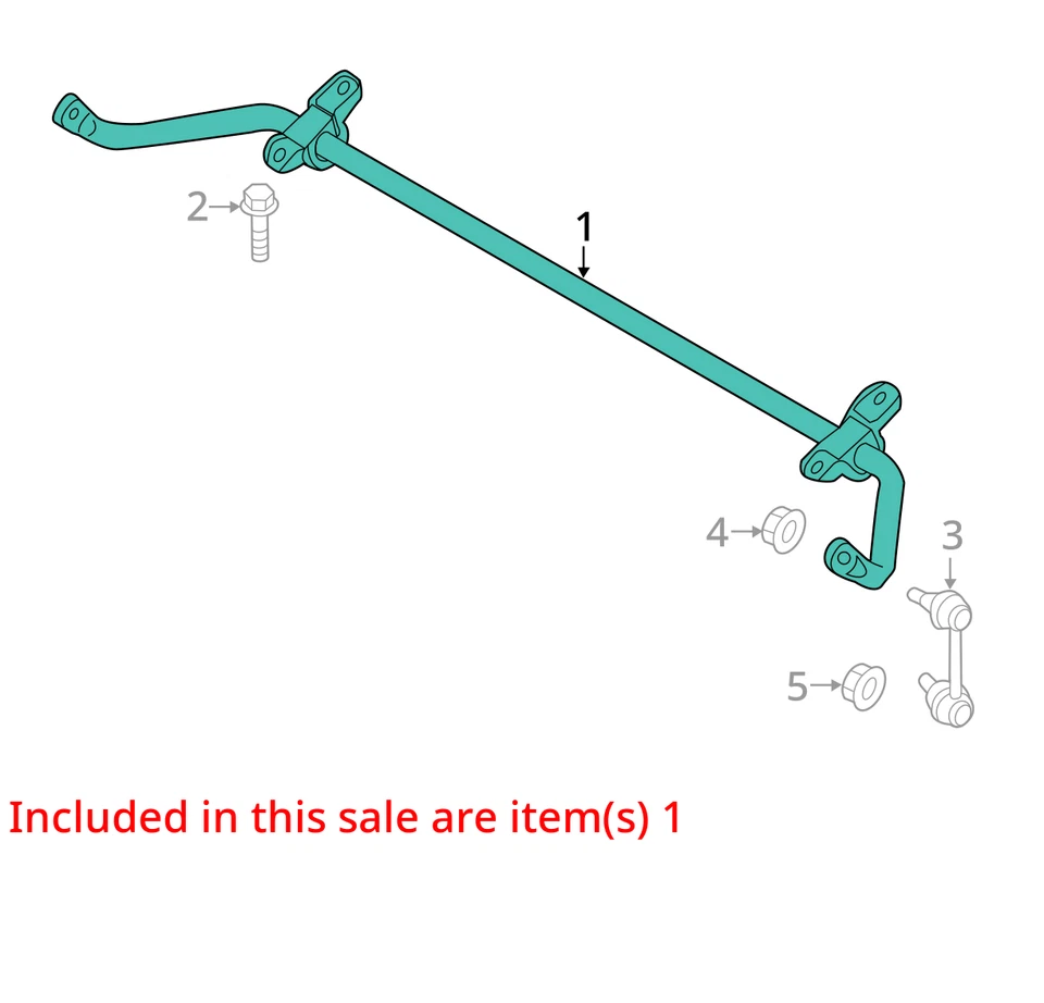 Barra estabilizadora traseira BMW M5 RWD 2013 OEM 78K milhas - LKQ435399609 - Imagem 4 de 4