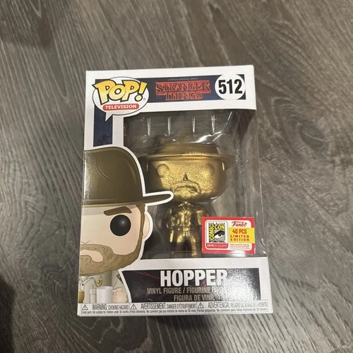 Funko Pop! Television: Stranger Things Hopper #512 CUSTOM PAINTED NOT from SDCC
