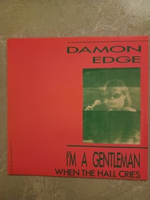 7'' 45T DAMON EDGE 2 TITRES I'M A GENTLEMAN 1985 NEW ROSE EDITION 