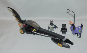 LEGO Batman 7779 The Batman Dragster: Catwoman Prusuit w/ Minifigures & Instruc
