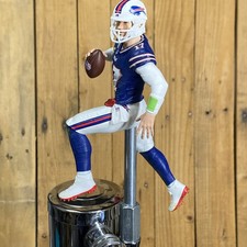 Buffalo Bills Beer Tap Handle Draft Keg Kegerator NFL Football Josh Allen Blue