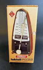 Vintage Wittner Taktell Piccolo Metronome #831 Mahogany Brown
