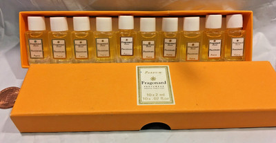 WOMENS FRAGONARD DE FRAGONARD SAME SCENT PERFUME PARFUM 10 x 2 ML OLD FORMULA