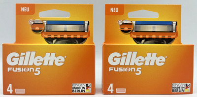 Gillette Fusion5 2x4 Ersatzklingen Herren 8 Stück Original Neu OVP Doppelpack