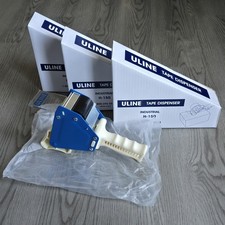 Lot of 3 Uline H-150 2" Industrial Side Loader Tape Hand Dispenser New Packing