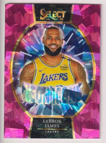 LEBRON JAMES 2024-25 PANINI SELECT BASKETBALL NEON ICONS CARD #D 36/99