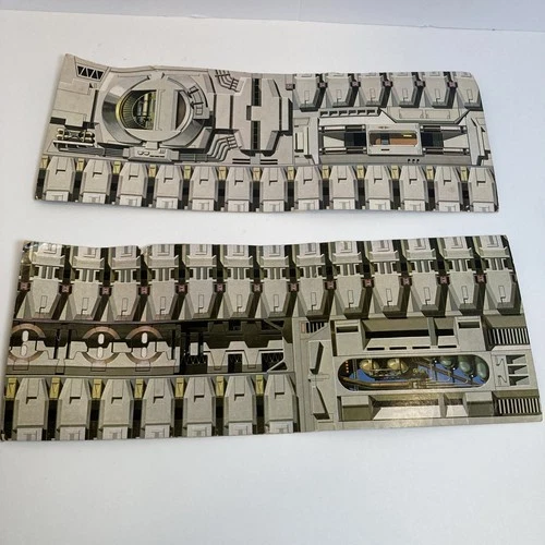 1978 Vintage Star Wars Death Star Playset Original Cardboard Panel Part Kenner