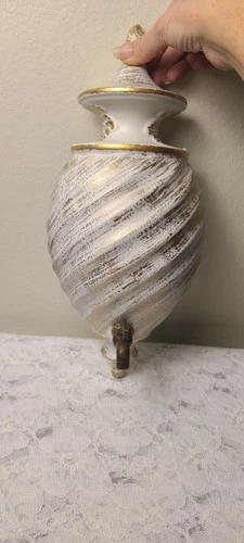 Vintage Mid-Century Royal Haeger "Tweed" Ceramic Lavabo Wall Fountain