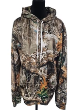 Hunting Camouflage Hoodie Keystone Light Realtree Edge Sweater Men's M Pullover 