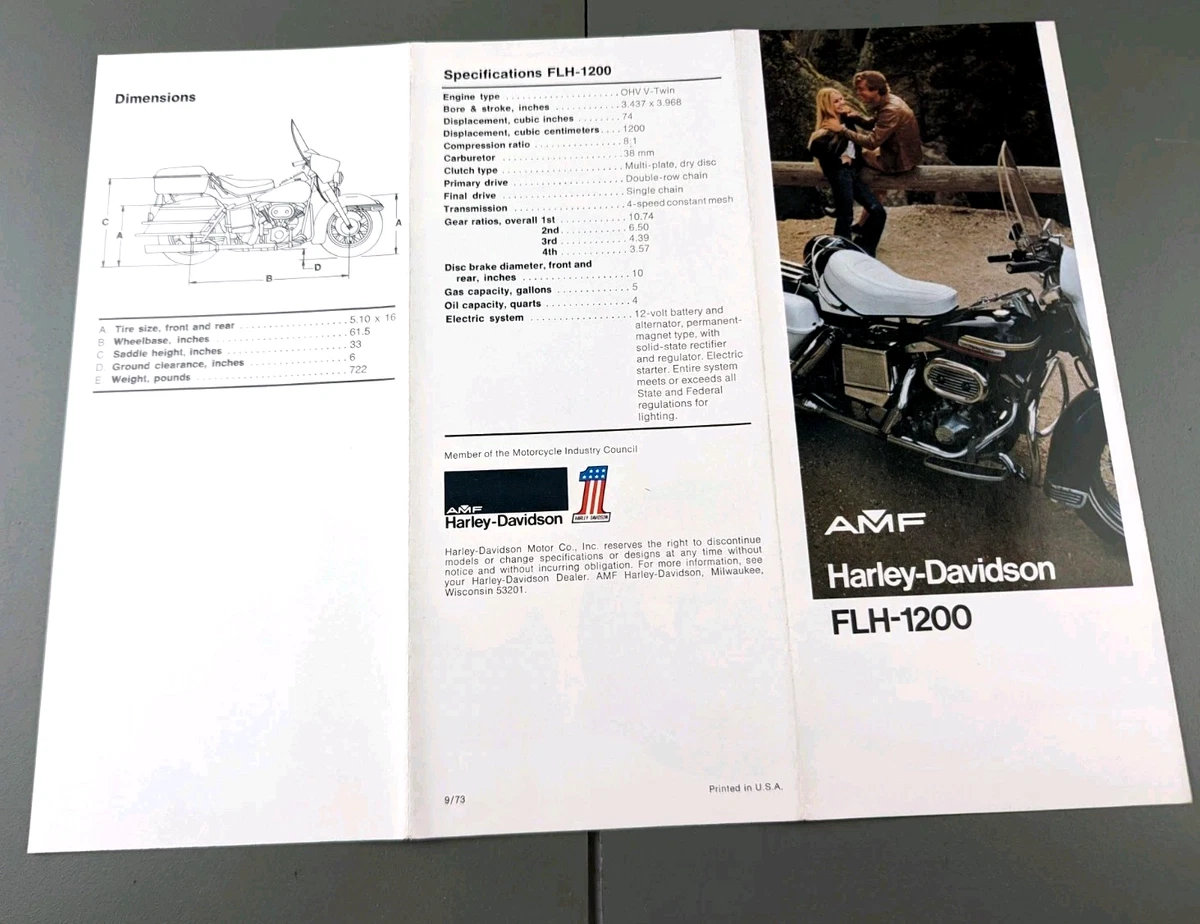 Harley Davidson FLH Motorcycle Repair Manuals & Literature for