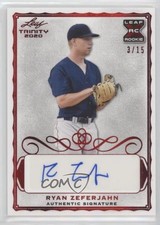 2020 Leaf Trinity Auto Red 3/15 Ryan Zeferjahn #A-RZ1 Auto vv7