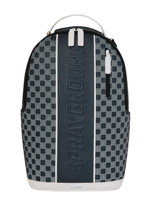 Sprayground Opix Grid Embossed Backpack🔥New Black Bookbag Large