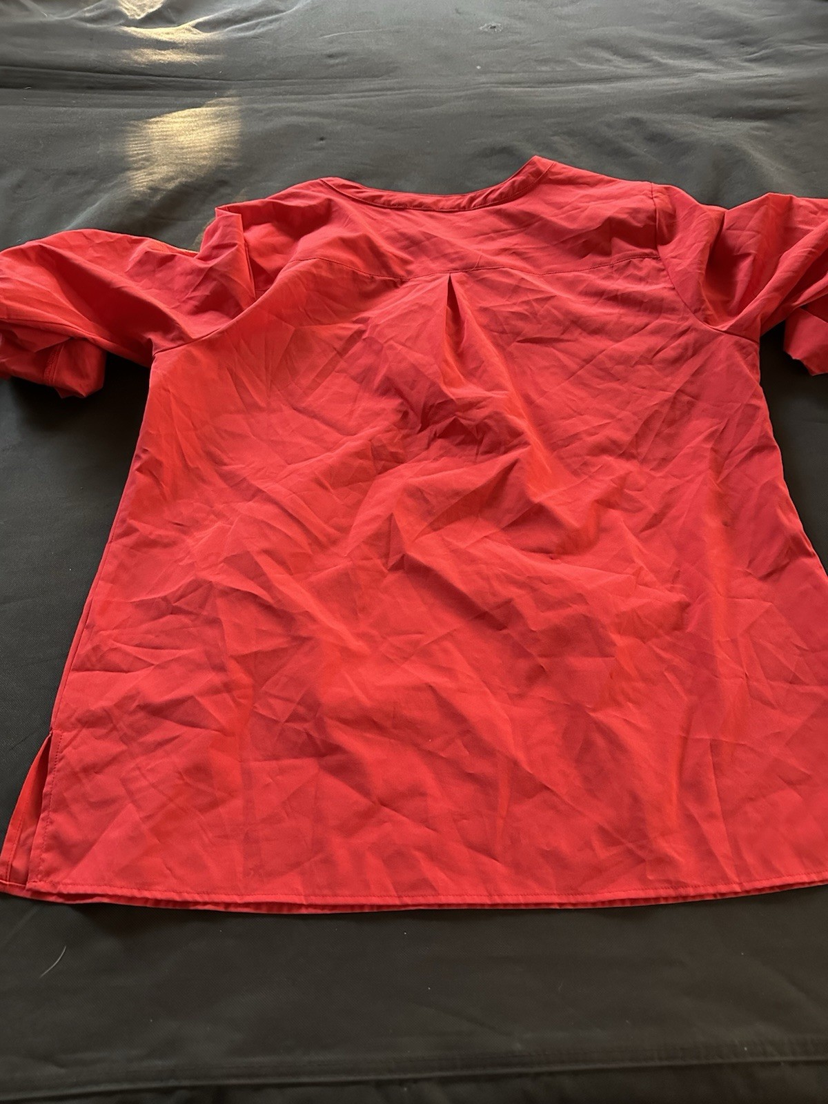 Notations Women’s Red Button Front Blouse Size XL… - image 10