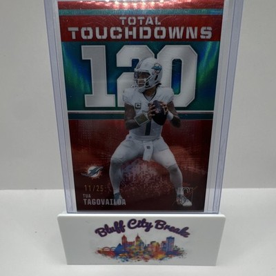 Topps Zone Out Total Touchdowns Insert Tua Tagovailoa Dolphins /25 #ZO-19