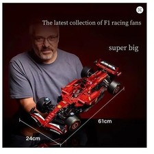 Formula 1  Ferrari SF 24da Costruire 1361 Blocchi  1:8 61cm senza Scatola