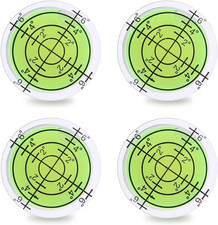 4 Pcs Mini Livelle a Bolla D'Aria Ø 32 Mm Livella Tascabile Di Precisione