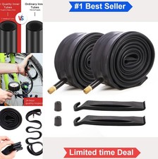 2 Pack Bike Inner Tubes 16 20 24 26 27.5 29 Inch 1.75 2.125 Schrader Valve 35mm