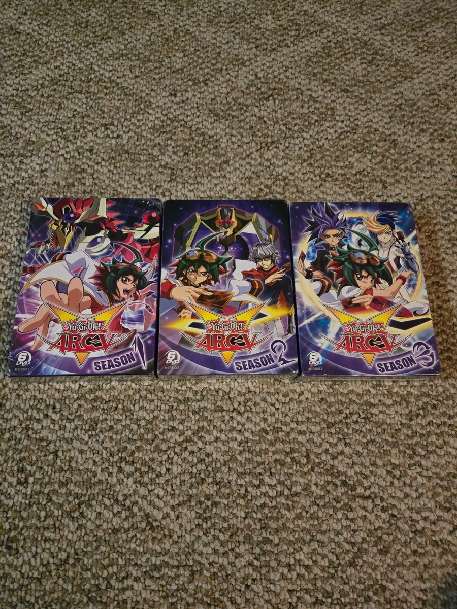 Yu-Gi-Oh ARC-V Season 1, 2, 3 English. (DVD, BOX SET, SEALED