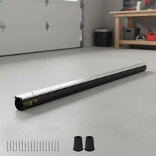 All-Weather Black Garage Door Seal Kit - 10 FT U O Design for Easy Install