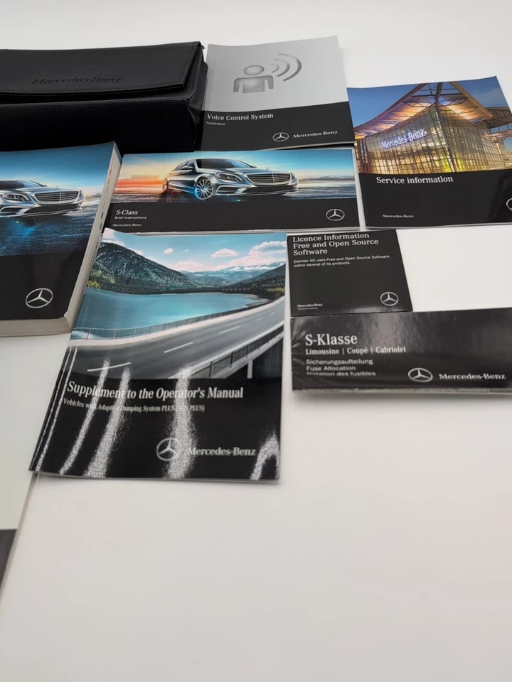 Mercedes-Benz Clase S 2017 manual del propietario S600 S550 S550e S400 S65 S63 AMG fabricante original Foto 4 de 4