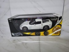 Corvette C6 White 1:18 HOT WHEELS Limited Edition /8500 Die Cast MIB NEW