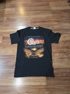 CHICAGO / Earth Wind & Fire Tour Band Shirt T Shirt (M)  Maurice White Memorial