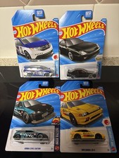 New Hot Wheels Honda Lot of 4-Odyssey, Prelude, Civic Custom 1985 CRX