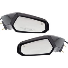 Brand New Power Heated Mirror Pair Set Left Lh Right Rh For Chevy Camaro