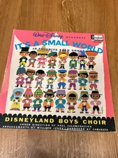 Walt Disney It's A Small World Folk Songs Disneyland Choir Vinyl LP Record Album