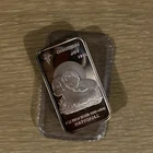 1991 Christmas Joy Jesus Lamb Manger Scene USA 1 oz .999 National Silver Bar