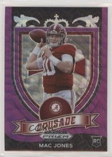 2021 Panini Prizm Draft Picks Crusade Purple Wave Prizm Mac Jones #170 0m68