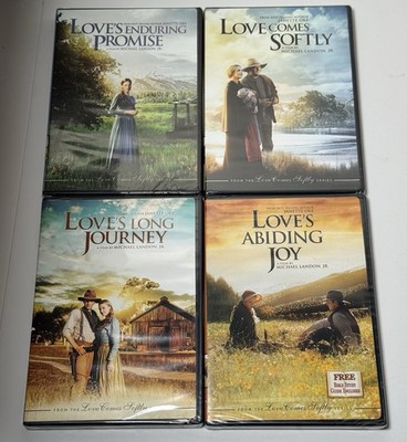 (4) Love Comes Softly DVD Series - Abiding Joy, Long Journey, Enduring Promise